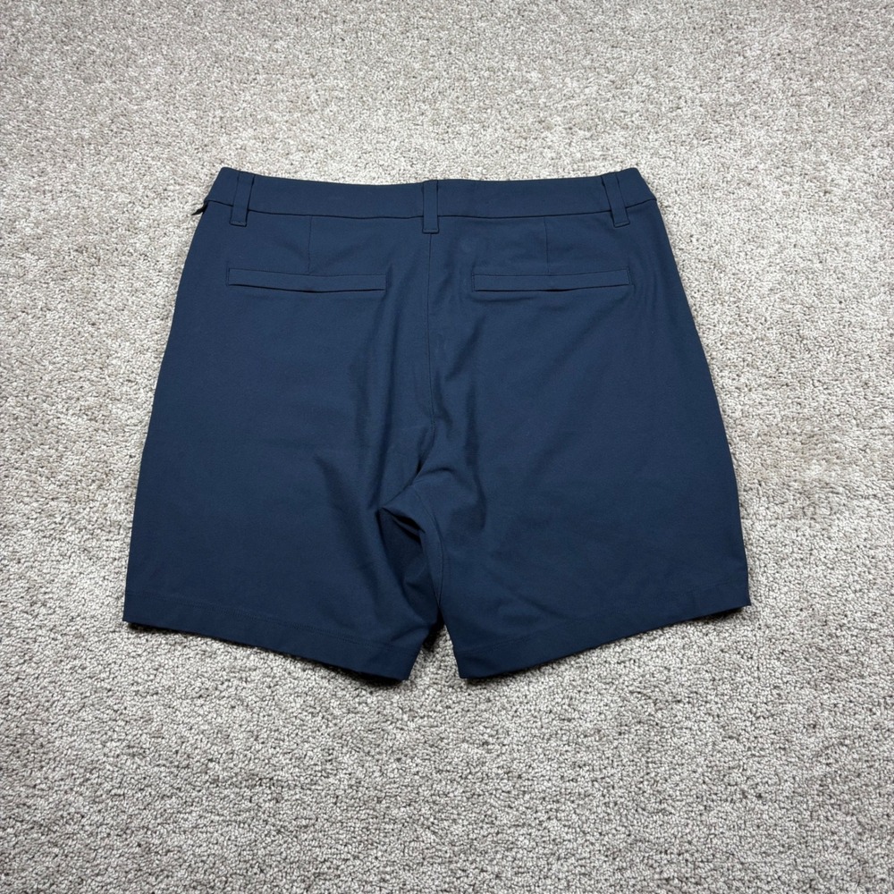 Lululemon Commission Short LM7AJXS Mens 33 Navy Blue 7 Inch Inseam Golf Chino